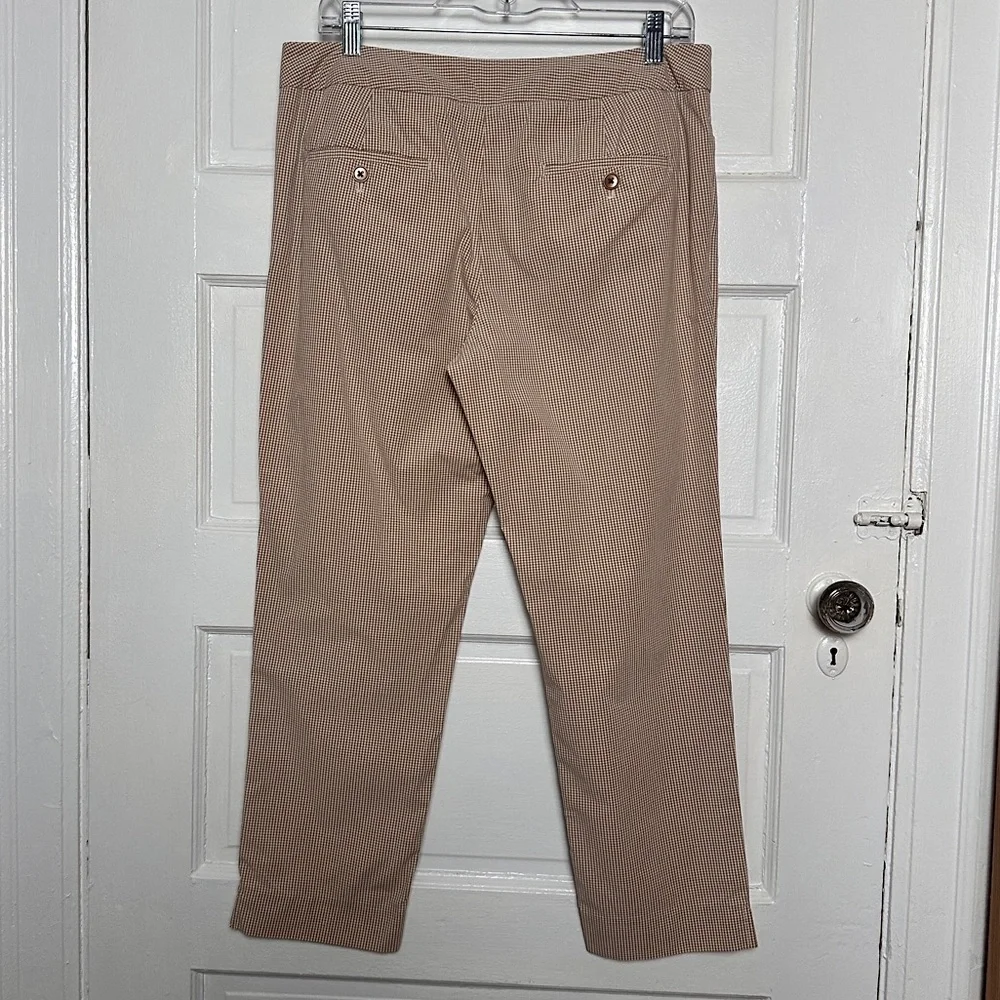 3/$20💥 Talbots‎ Signature Ankle Pants Plaid Chinos Cotton Preppy Preppy 8